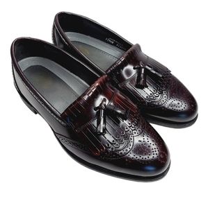 Dexter Size 11.5 WW Kiltie Tassel Loafers Wingtip Dress Comfort Shoe Made In USA